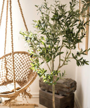 Load image into Gallery viewer, Artificial Silk Faux Olive Tree In Pot RusticReach

