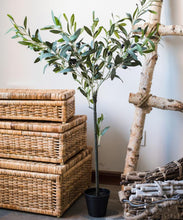 Load image into Gallery viewer, Artificial Silk Faux Olive Tree In Pot RusticReach
