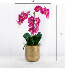 Load image into Gallery viewer, Artificial Orchid Arrangement | Tall Orchid Centerpiece
