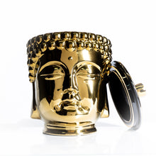 Load image into Gallery viewer, Large Gold Buddha Candle

