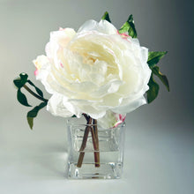 Load image into Gallery viewer, peony flower arrangement silk peonies
