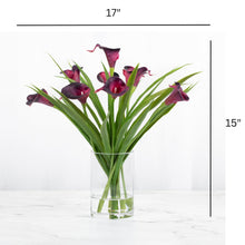 Load image into Gallery viewer, Calla Lilies Silk Flower Arrangement 
