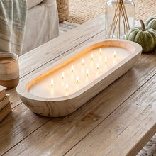 Load image into Gallery viewer, Palo Santo Wood Tray Candle Vivian Rose Shop
