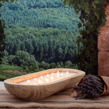 Load image into Gallery viewer, Palo Santo Wood Tray Candle Vivian Rose Shop
