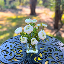 Load image into Gallery viewer, artificial ranunculus arrangement in vase
