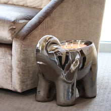Load image into Gallery viewer, Silver Grand Elephant Candle Thompson Ferrier
