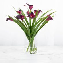 Load image into Gallery viewer, calla lily flower arrangement silk floral arrangement
