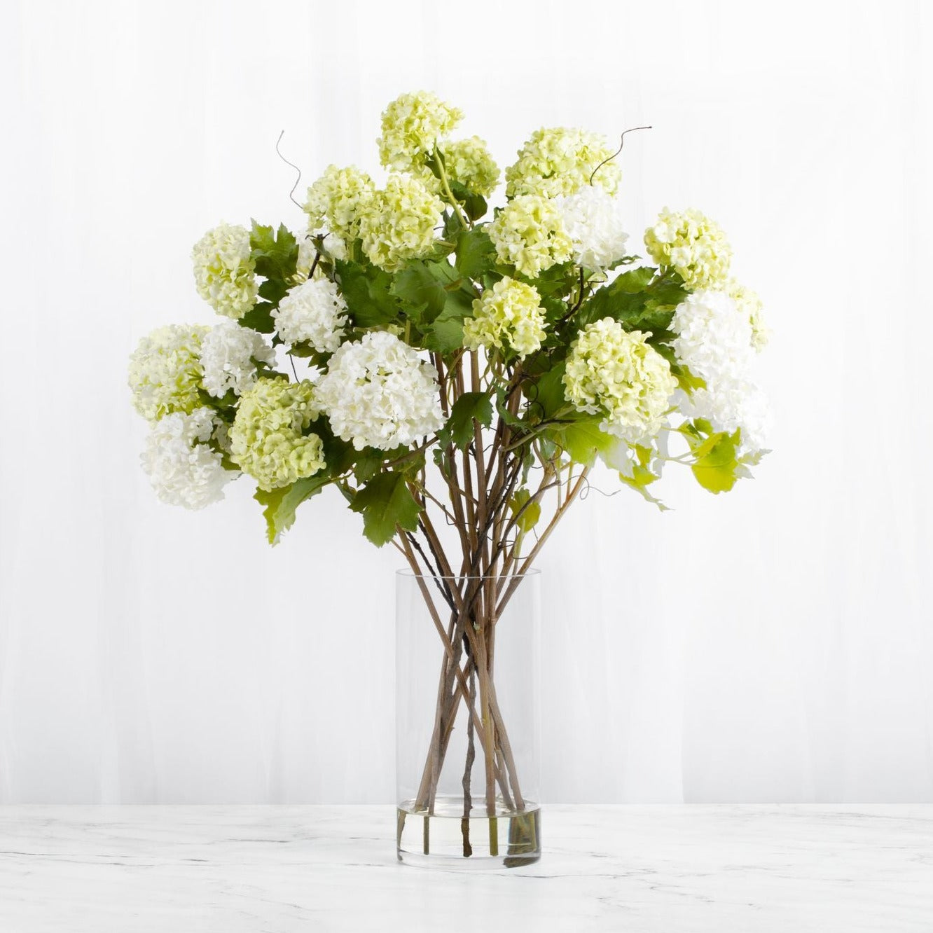 hydrangea and succulent centerpieces Tall Hydrangea Centerpiece Arrangement, Faux Floral Centerpiece – Vivian  Rose Shop