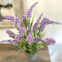 Load image into Gallery viewer, purple lilac artificial flower arrangement
