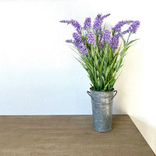 Load image into Gallery viewer, lilac arrangement in french pail
