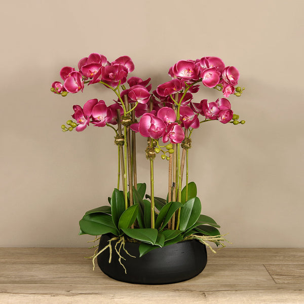 Vickerman 604090 - 18 Pink/Orange Orchid Arrangement (FC190266